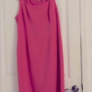 Pink sleeveless dress by Kasper, size 18